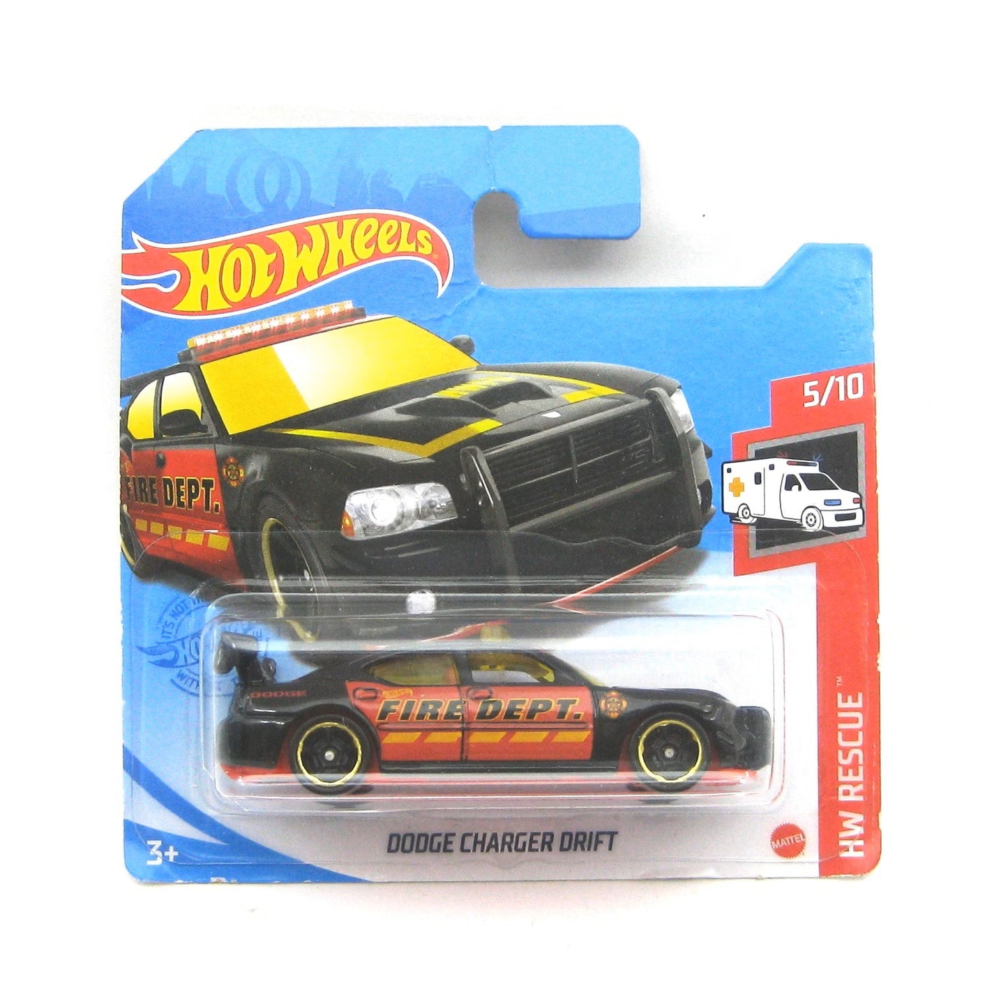 Dodge Charger Drift Fire Department - Hot Wheels - Scala 1/64