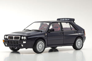 Lancia Delta HF Integrale Club Italia Azul Oscuro - Kyosho - Escala 1/18