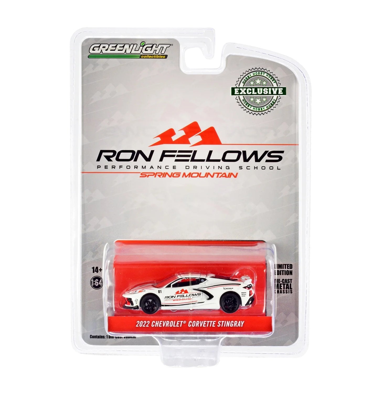 Chevrolet Corvette Ron Fellows 2022 - Greenlight - Scala 1/64