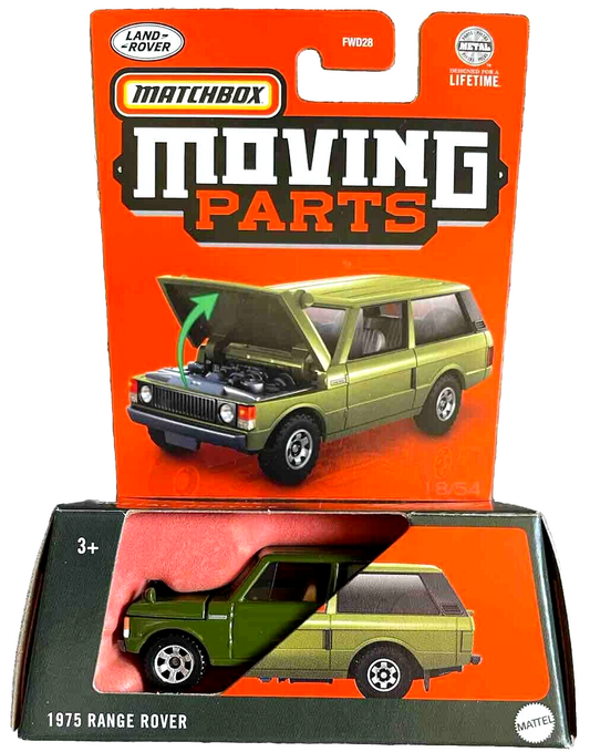 Range Rover 1975 Green - Matchbox Moving Parts - Scala 1/64 Circa