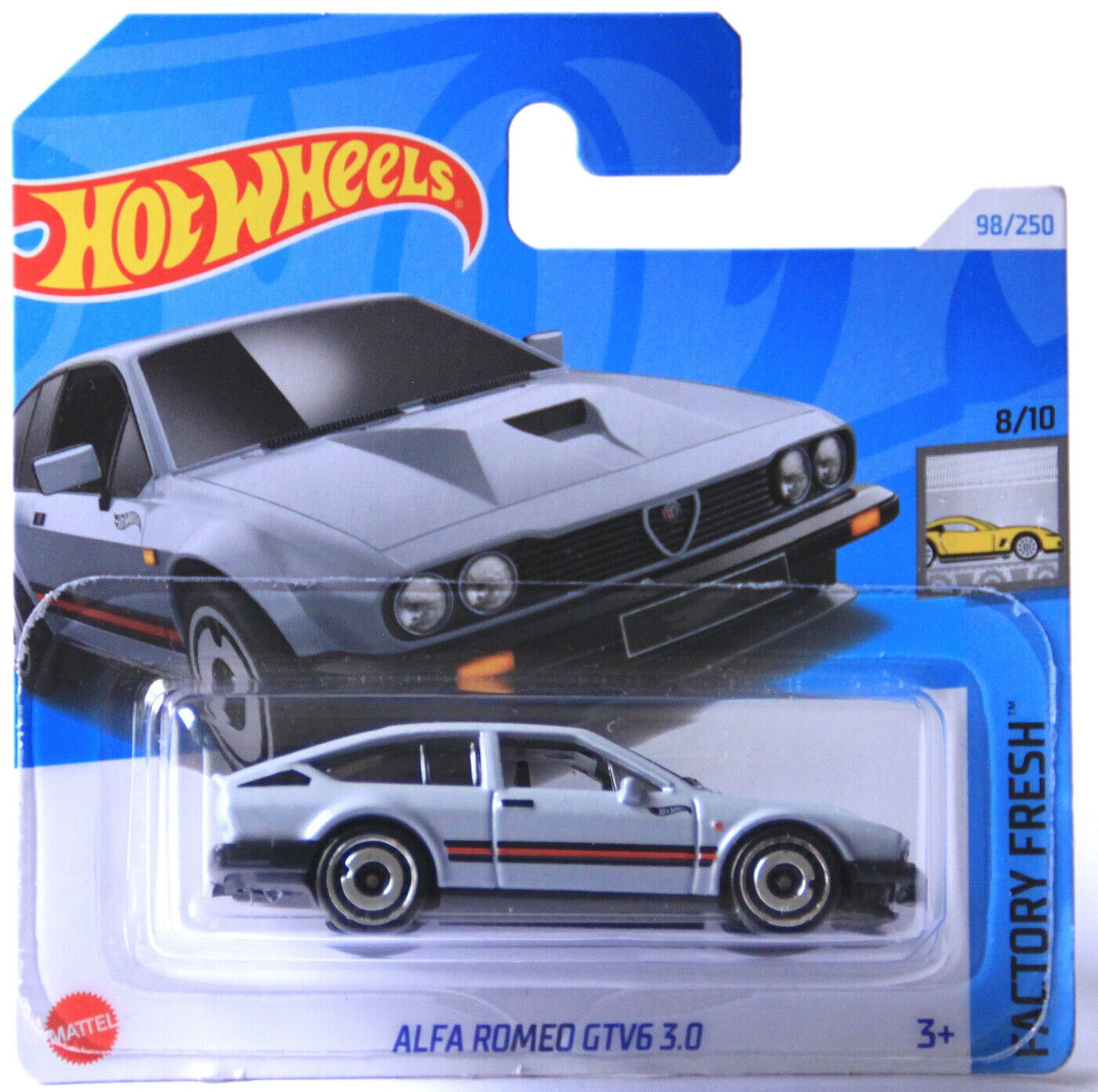 Alfa Romeo GTV 3.0 Gris - Hot Wheels - Escala 1/64 Aprox