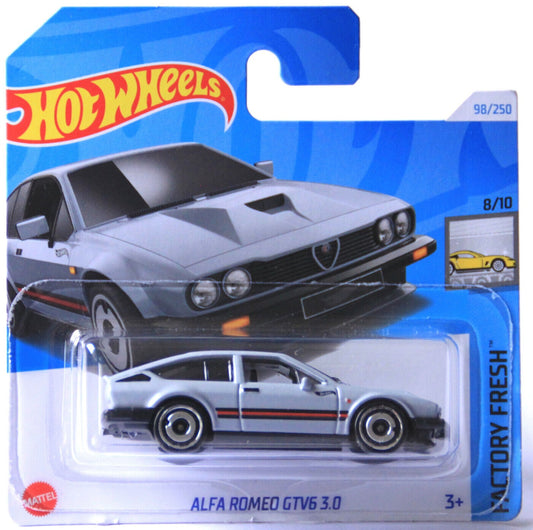 Alfa Romeo GTV 3.0 Grey - Hot Wheels - Scala 1/64 Circa