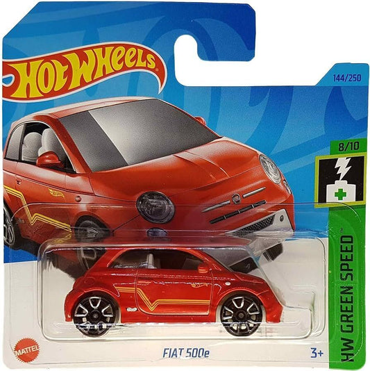 Fiat 500e Rojo - Hot Wheels - Escala 1/64 Aprox