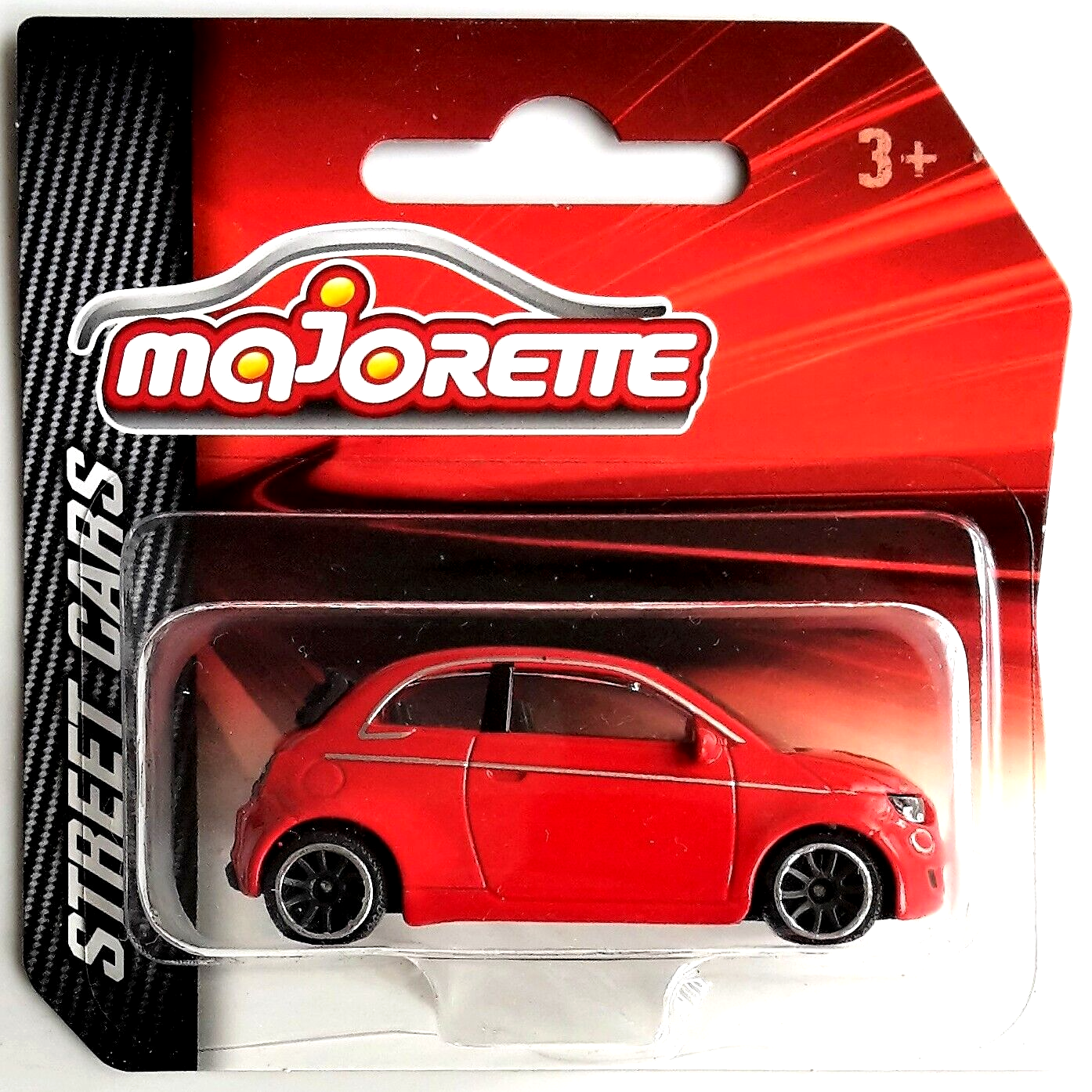 Fiat 500 Cabrio Red - Majorette - Scala 1/64 Circa