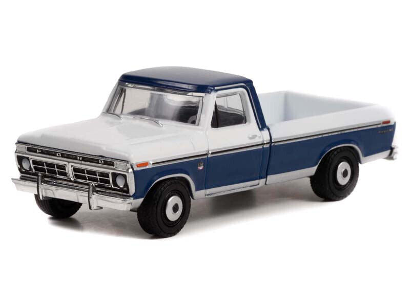 Ford F-150 Ranger XLT 1976 Blue - Greenlight - Scala 1/64