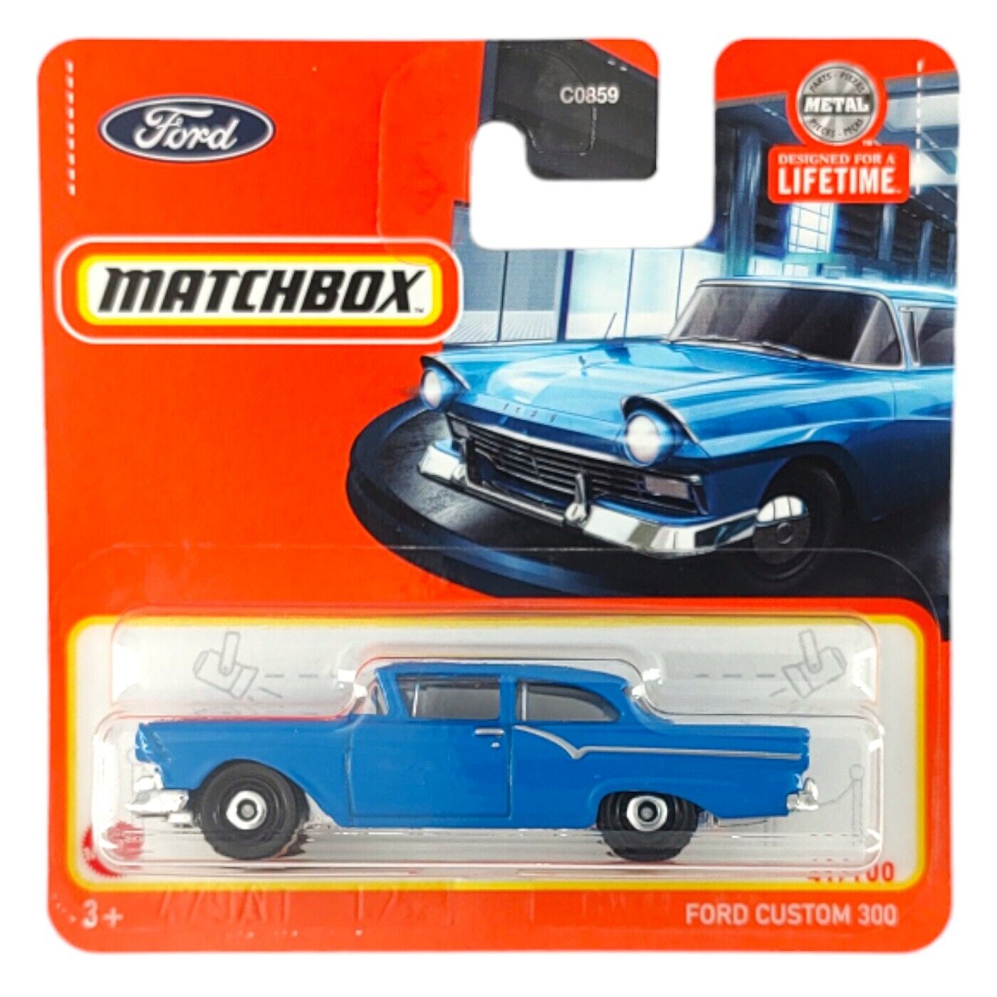 Ford Custom 300 Blue #41 - Matchbox - Scala 1/64 Circa