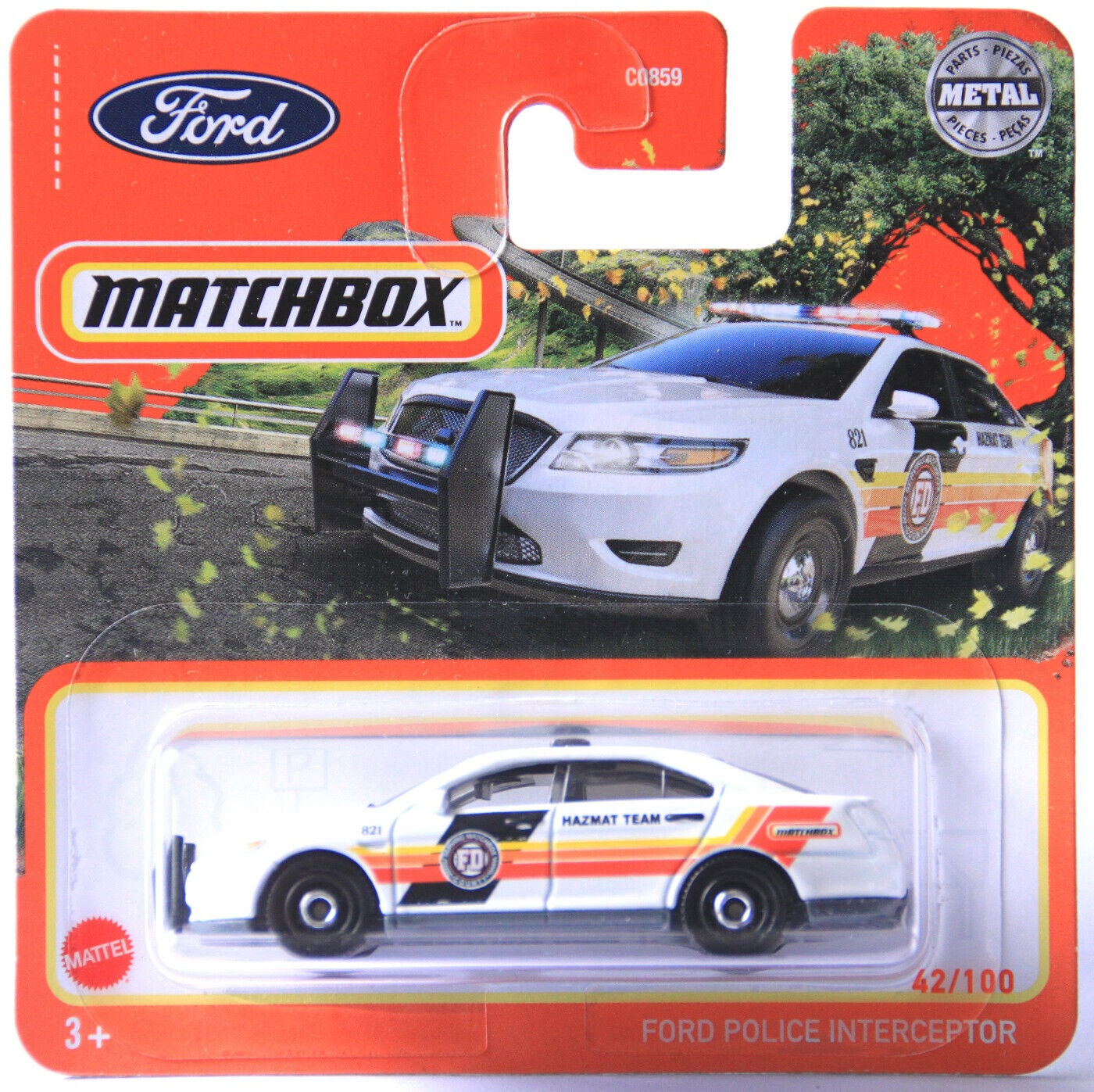 Ford Police Interceptor #42 - Matchbox - Scala 1/64 Circa