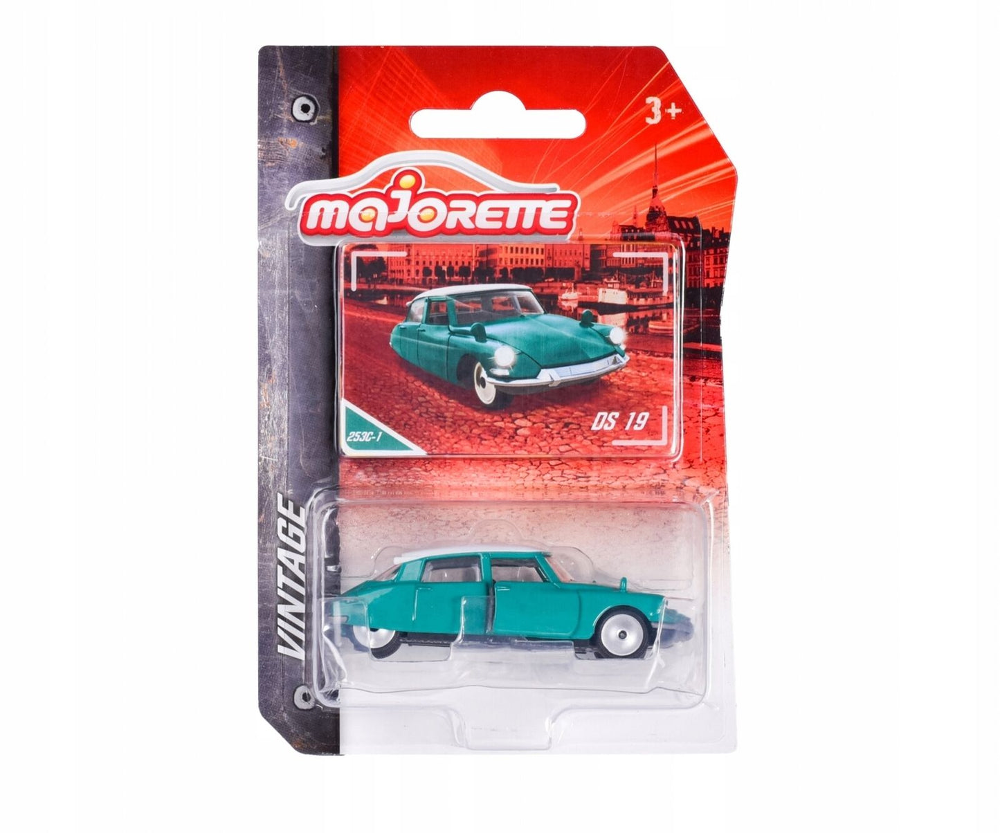 Citroen DS 19 Serie Vintage Green - Majorette - Scala 1/64 Circa