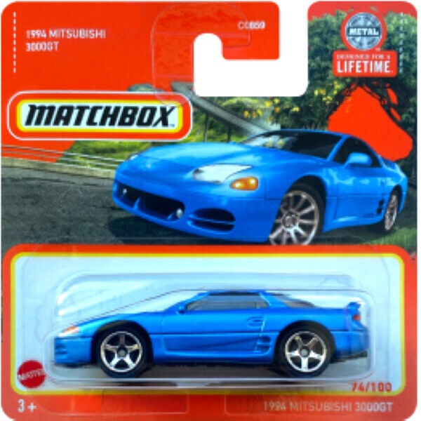 Mitsubishi 3000GT Blue #74 - Matchbox - Scala 1/64 Circa