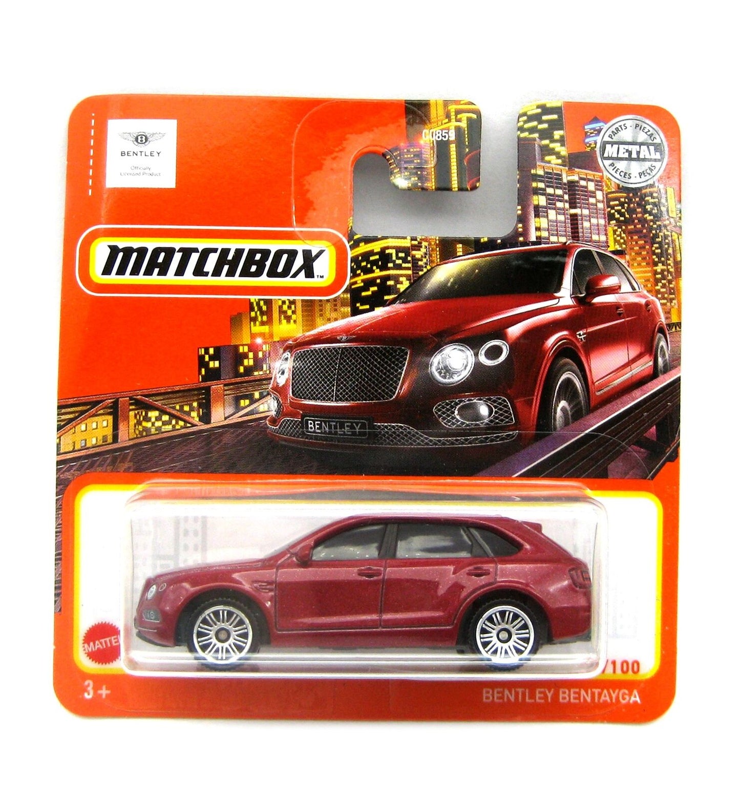 Bentley Bentayga red #62 - Matchbox - Scala 1/64 Circa