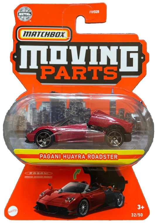 Pagani Huayra Roadster - Matchbox Moving Parts - Scala 1/64 Circa