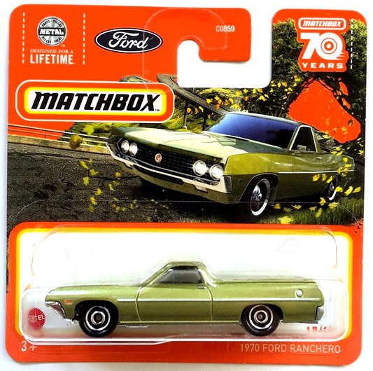 Ford Ranchero Green #17 - Matchbox - Scala 1/64 Circa