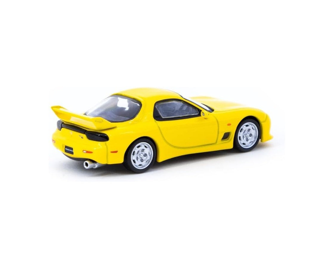 Mazda RX-7 (FD3S) Mazdaspeed A-Spec Yellow - Tarmac Works HOBBY64 - Scala 1/64 T64G-012-YL