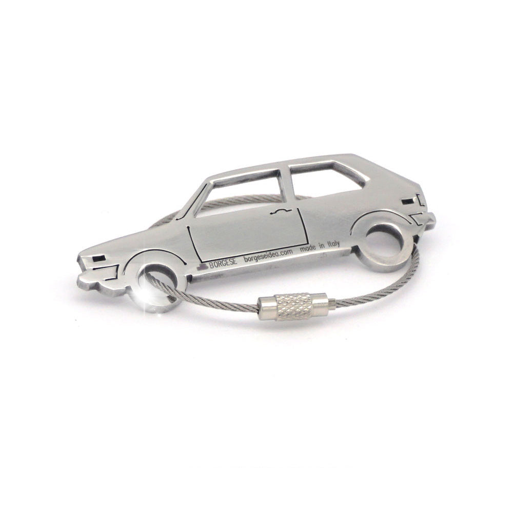 Portachiavi Mk1 Cod. S80B092 Acciaio Inox Lucido Volkswagen Golf prima serie 01