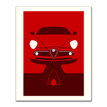 Load image into Gallery viewer, Alfa Romeo 8C stampa misura 50x40 disegnata da Leonardo Borgese
