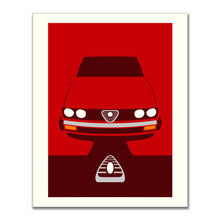 Load image into Gallery viewer, Alfa Romeo 8C stampa misura 50x70 disegnata da Leonardo Borgese
