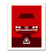 Load image into Gallery viewer, Alfa Romeo 8C stampa misura 50x40 disegnata da Leonardo Borgese
