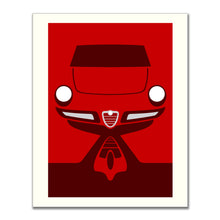 Carica l&#39;immagine nel visualizzatore di Gallery, Alfa Romeo Spider Duetto stampa misura 50x40 disegnata da Leonardo Borgese
