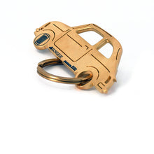 Carica l&#39;immagine nel visualizzatore di Gallery, Fiat 500 (1957) - Portachiavi con doratura in oro 24K finitura satinata foto 5
