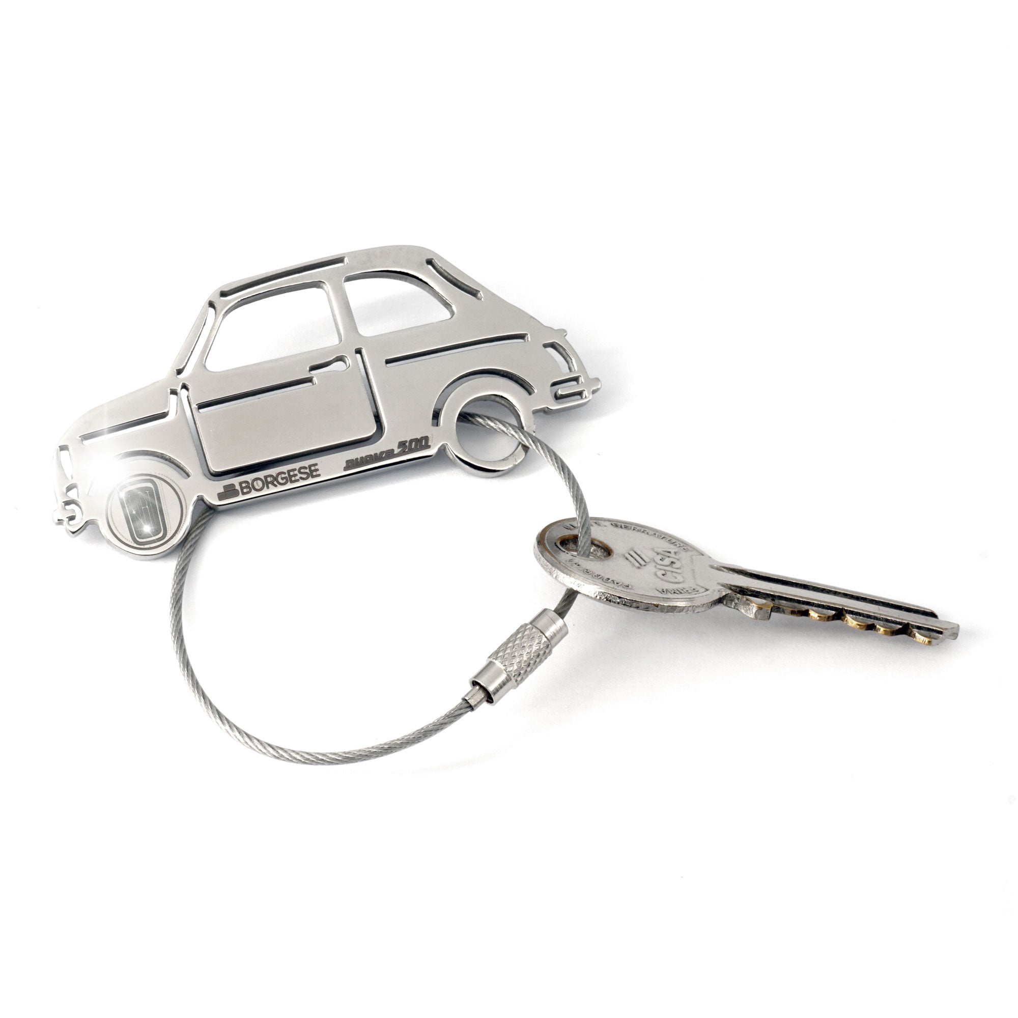 Porte clés Les clés de ma Fiat 500