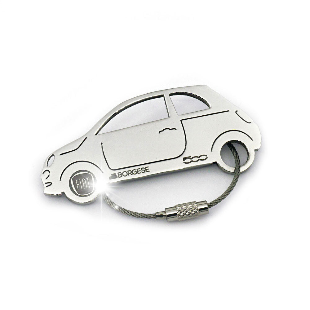 Porte-clés Fiat 500 rouge - La Boutique du Collectionneur